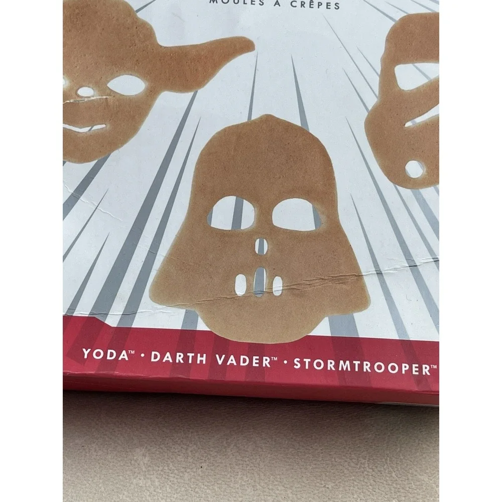 Williams Sonoma Star Wars Pancake Molds Faces Yoda Darth Vader‎ Stormtrooper
